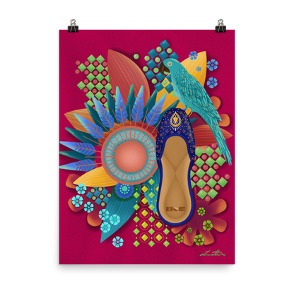 Khusa Pakistani Art Desi Print