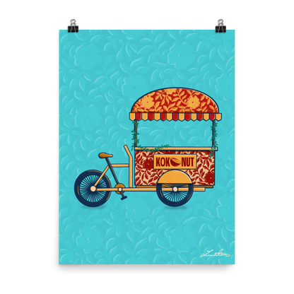 Indian Rickshaw Bicycle Painting