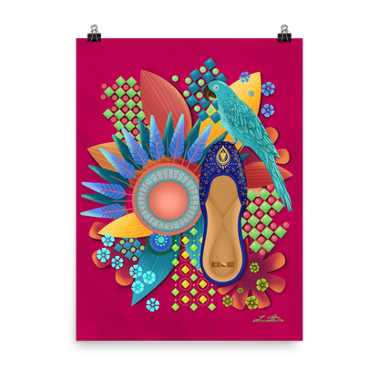 Khusa Pakistani Art Desi Print