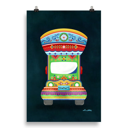 Pakistani Truck Art Desi Print