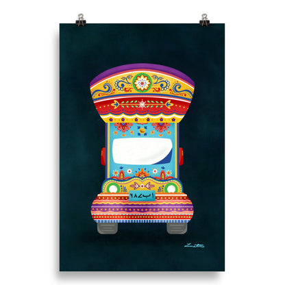 Pakistani Truck Art Desi Print