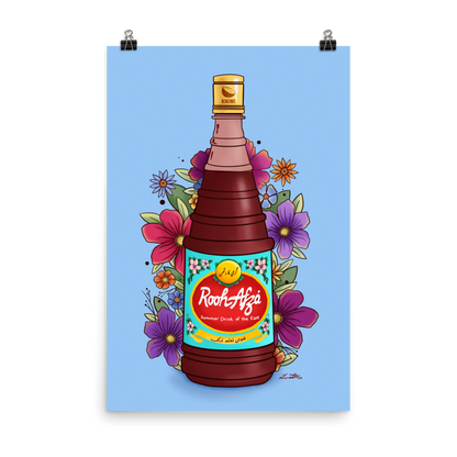 Rooh Afza Art Desi Pakistani Wall Art