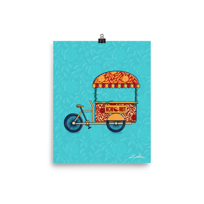 Indian Rickshaw Bicycle Painting