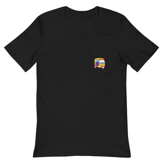 Indian Rickshaw Pocket T-Shirt