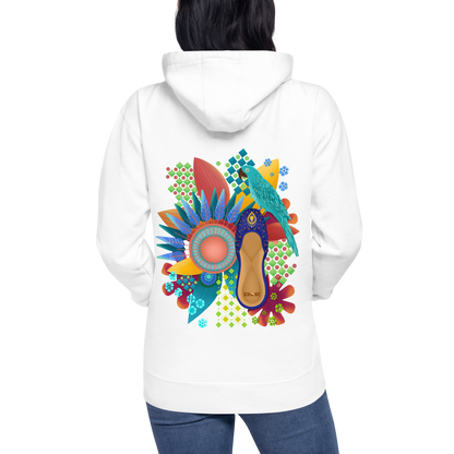Khusa Pakistani Art Desi Hoodie (on back)