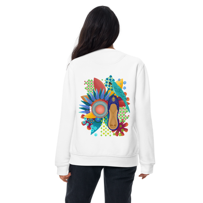 Khusa Pakistani Art Desi Sweatshirt (on back)